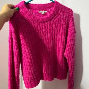 American eagle pink sweater